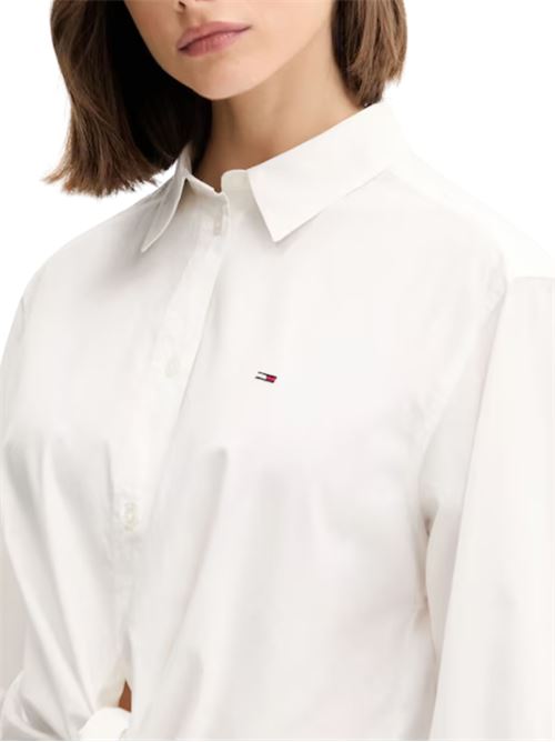 Camicia in cotone con nodo Tommy Jeans | DW0DW20990YBL